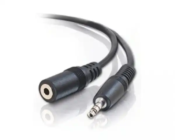 E-GREEN Kabl audio 3.5mm - 3.5mm MF (produžni) 2.5m crni