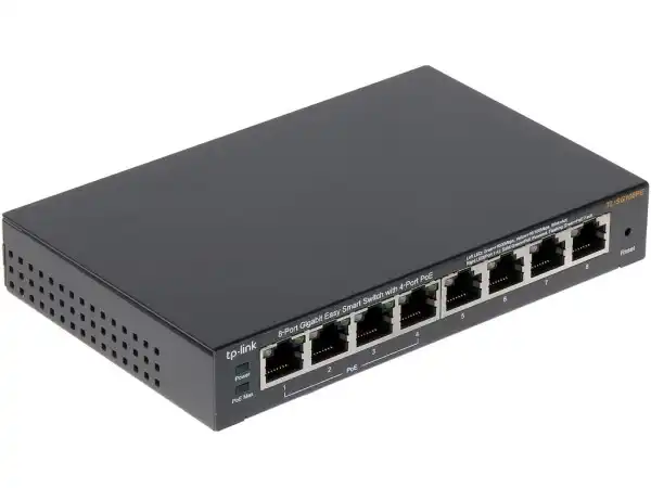 Switch TP-LINK TL-SG108PE Gigabit8xRJ45101001000MbpseSmart4x PoEDesktop metalno kuciste' ( 'TL-SG108PE' ) 