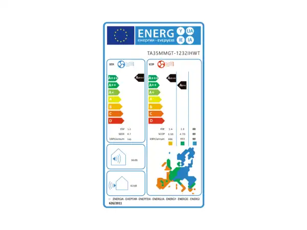 Klima TESLA TA35MMGT-1232IHWT inverterA+++A++R3212000BTUgrejac spoljne jedinice-25wi-ficrna' ( 'TA35MMGT-1232IHWT' ) 