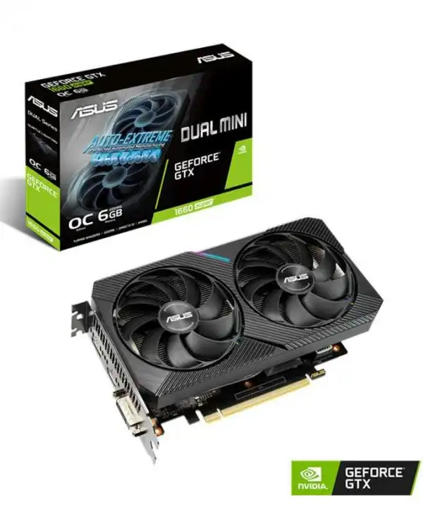 Asus GTX 1660 Super 6GB GDDR6 OC DUAL-GTX1660S-O6G-MINI