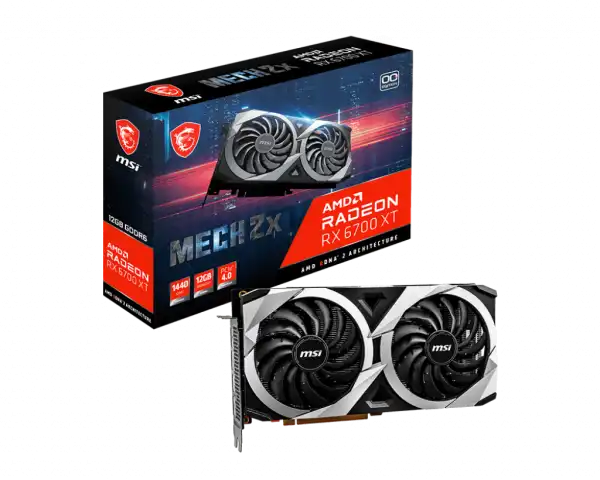 MSI RX 6700 XT 12GB GDDR6 Mech 2X 12G OC