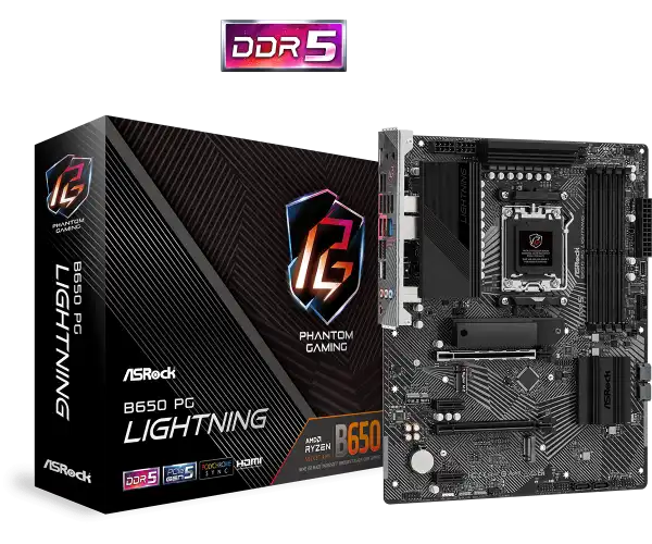 MB AM5 ASRock B650 PG LIGHTNING