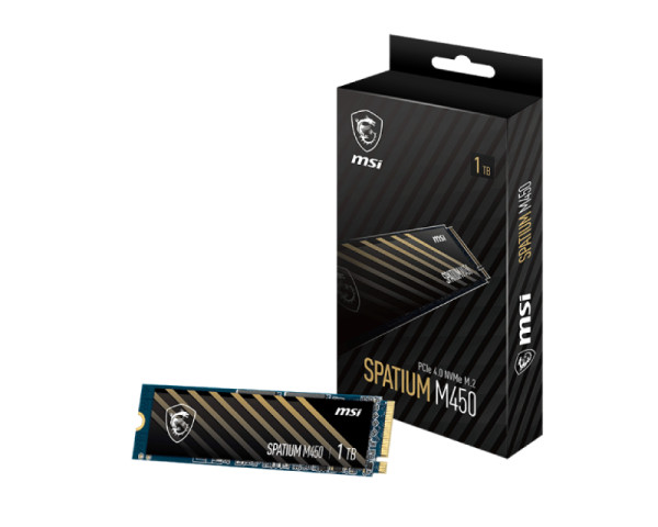 MSI SPATIUM M450 PCIe 4.0 NVMe M.2 1TB V1 SSD