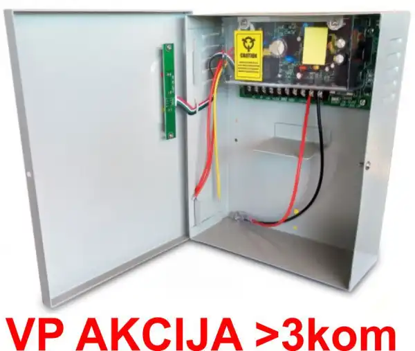 NAPRKU-12V/10A-9CH Gembird Napajanje u kutiji sa rezervnim napajanjem(baterija se dokupljuje)(3729)