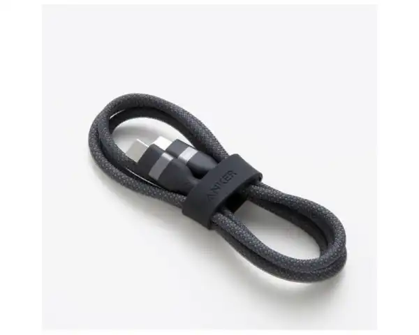 ANKER USB tip-C kabl MM 0.9m, za Super brzo punjenje 240W480Mbps, pleteni, crni