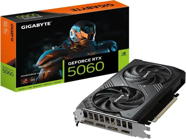 Graficka karta GIGABYTE GV-N5060WF2MAXOC-8GD NVD8GBGDDR7128 bitcrna' ( 'GV-N5060WF2MAXOC-8GD' ) 