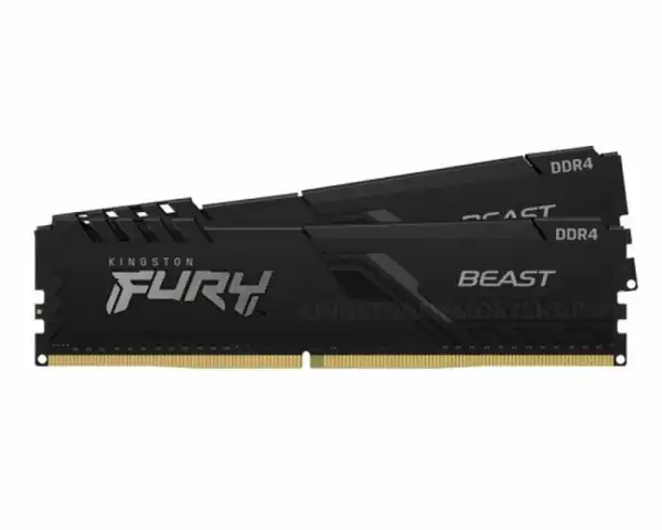 KINGSTON DIMM DDR4 32GB (2x16GB kit) 3200MTs KF432C16BBK232 Fury Beast Black