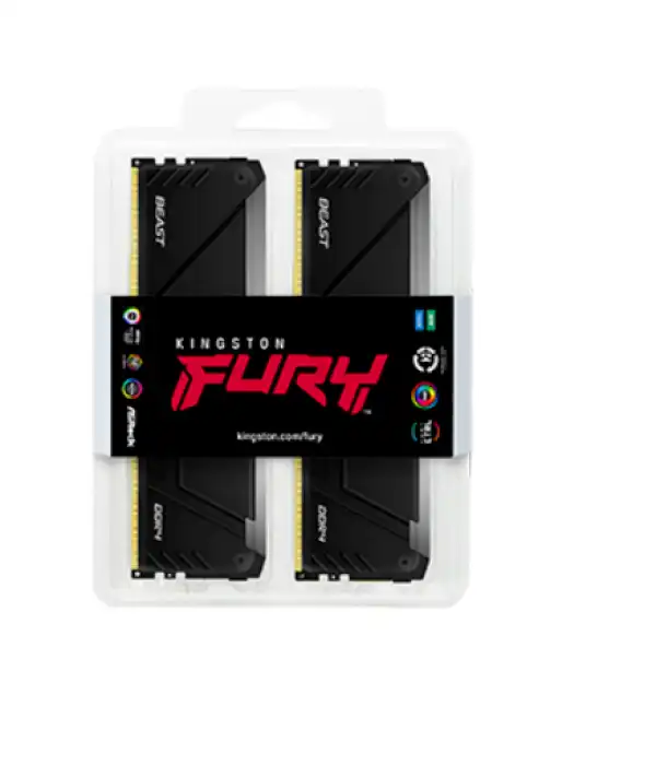 RAM DDR4 64GB (2x32GB) 3200MHz Kingston Fury Renegade RGB KF432C16RB2AK264