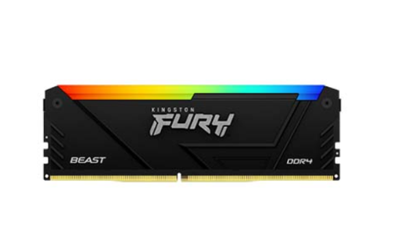 RAM DDR4 16GB 3200MHz Kingston FURY BEAST RGB KF432C16BB2A16