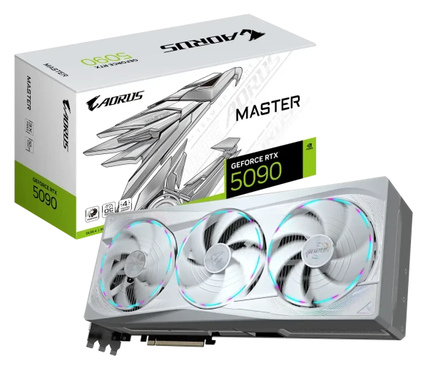 Graficka karta GIGABYTE AORUS GeForce RTX 5090 MASTER ICE 32GB