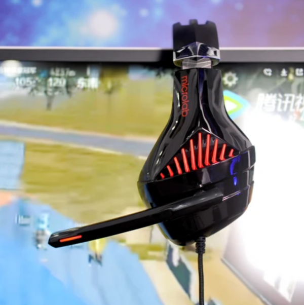 Microlab G6 Gejmerske slusalice sa mikrofonom, 50mm/16Ohm, color LED, 3.5mm + USB