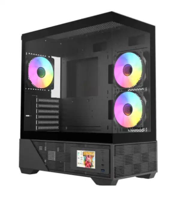 Kućište Raidmax Infinita i803 ARGB Black LCD Ekran, i803BF