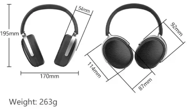 A4-BH350C A4Tech FSTYLER bluetooth v5.3 slusalice, 40mm, 32ohm, 500mAh, BLACK