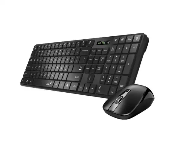 GENIUS SlimStar 8250 Wireless USB YU crna tastatura+ miš