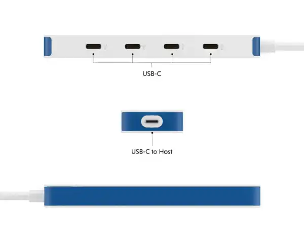 TARGUS HyperDrive Flex 4 Port USB-C Hub plavi (HD5201BUGL)