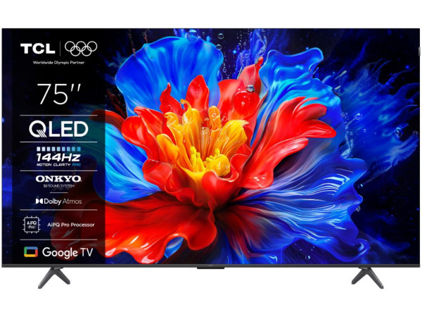 Televizor TCL 75P8KQLED75''4K UHD144HzGoogle TVcrna' ( '75P8K' ) 