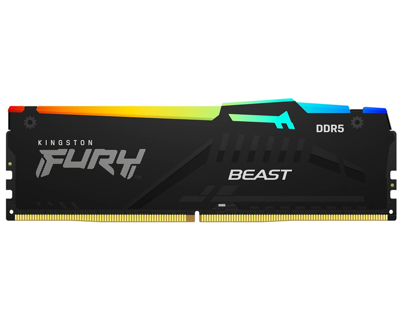 KINGSTON DIMM DDR5 64GB 5600MTs KF556C36BBEA-64 Fury Beast RGB EXPO