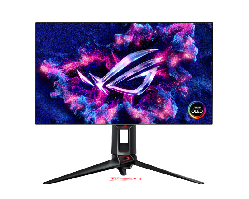 ASUS 27 inča ROG SWIFT PG27AQDP 2560x1440 WOLED 480Hz gaming crni monitor