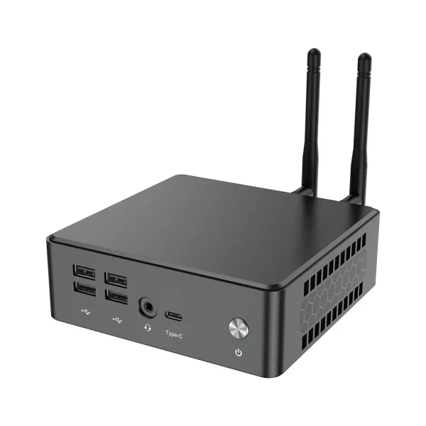 Mini PC Zeus MPI12 Intel i5-1235U 10C 4.4 GHzDDR4 16GBM.2 256GBLANDual WiFiBTHDMIDPUSB C