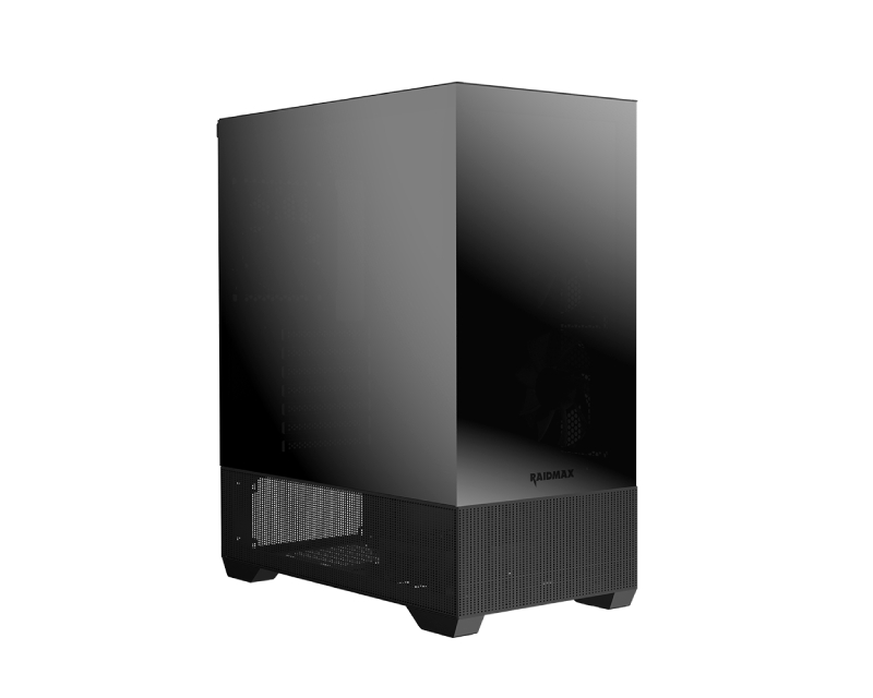RAIDMAX Kućište INFINITA i801 AIR CHROME crno (i801ACBF) F