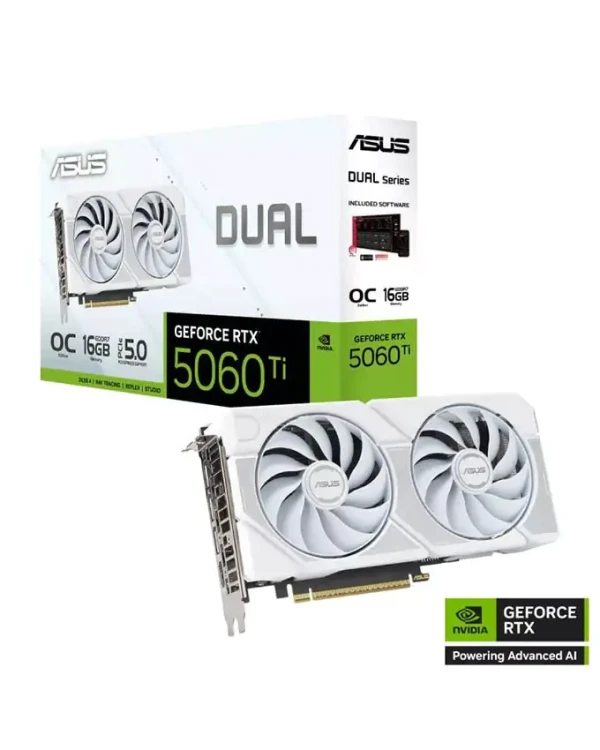 Grafička karta Asus DUAL RTX5060 8GB DDR7 128bit 3XDPHDMI- bela