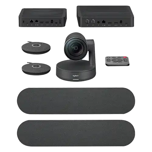 Web kamera za konferencijske razgovore Logitech Rally Plus Ultra-HD Crna