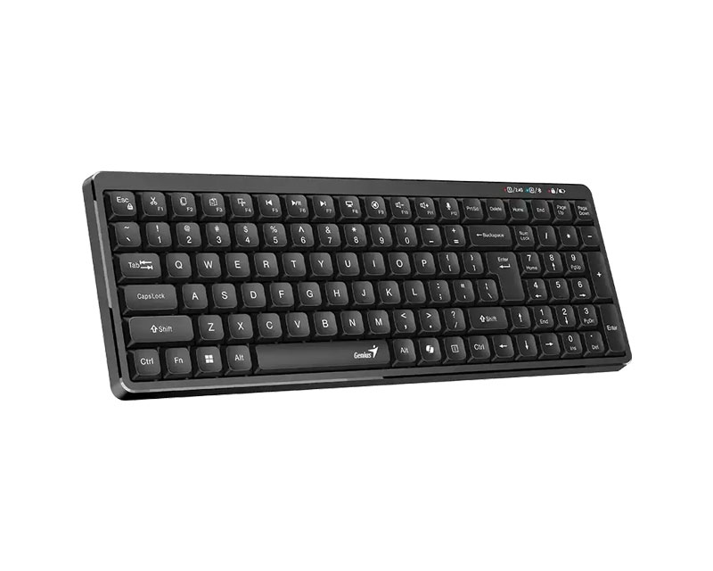 GENIUS LuxeMate Q7100BT Wireless USB US crna tastatura