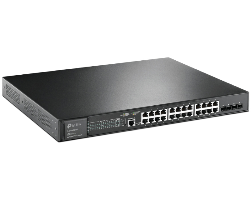 TP-LINK SG3428XMP Omada 28-Port upravljiv Switch sa 24- Porta PoE+ + 4-Port 10GE SFP+ L2+