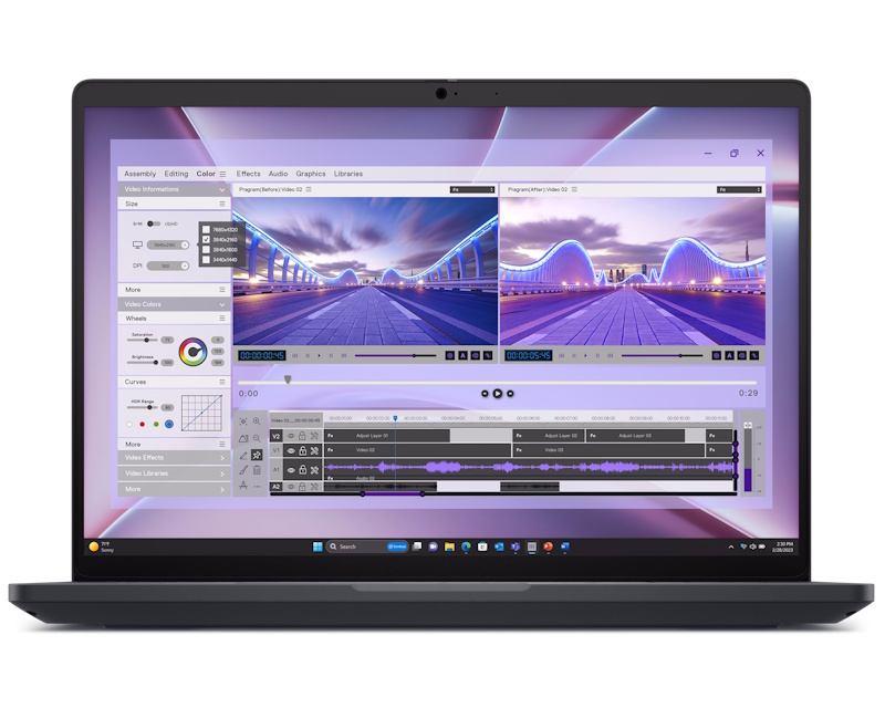DELL Pro Max 16 16 inch FHD+ 300nits Core Ultra 7 265H 32GB 1TB SSD RTX PRO 2000 8GB Backlit FP Win11Pro 3yr ProSupport laptop