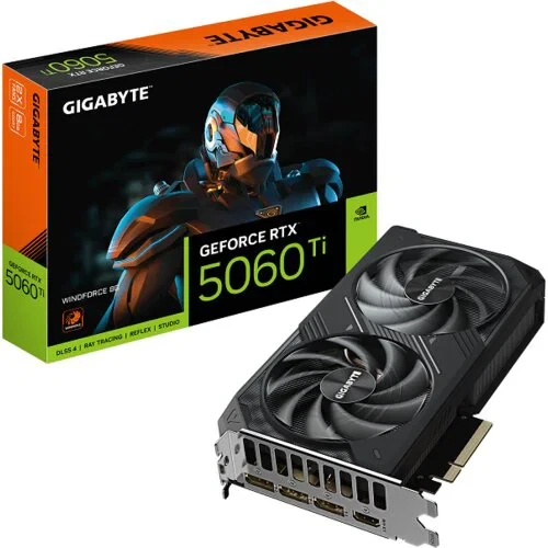 VGA GIGABYTE RTX 5060 Ti Windforce GDDR7 8GB GV-N506TWF2-8GD