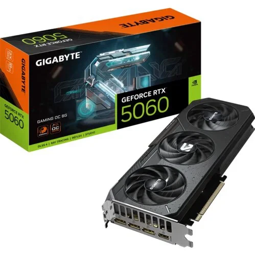 VGA GIGABYTE RTX 5060 GAMING OC 8GB GV-N5060GAMING OC-8GD