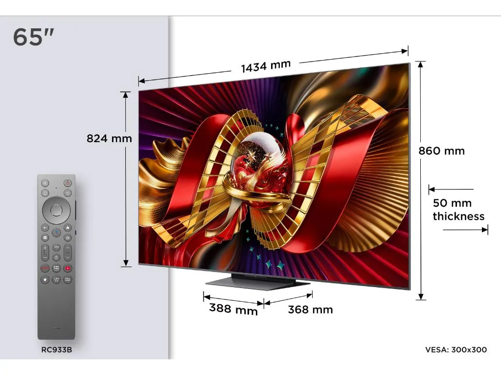 Televizor TCL 65C8LLED65''4K UHD144HzGoogle TVcrna' ( '65C8L' ) 