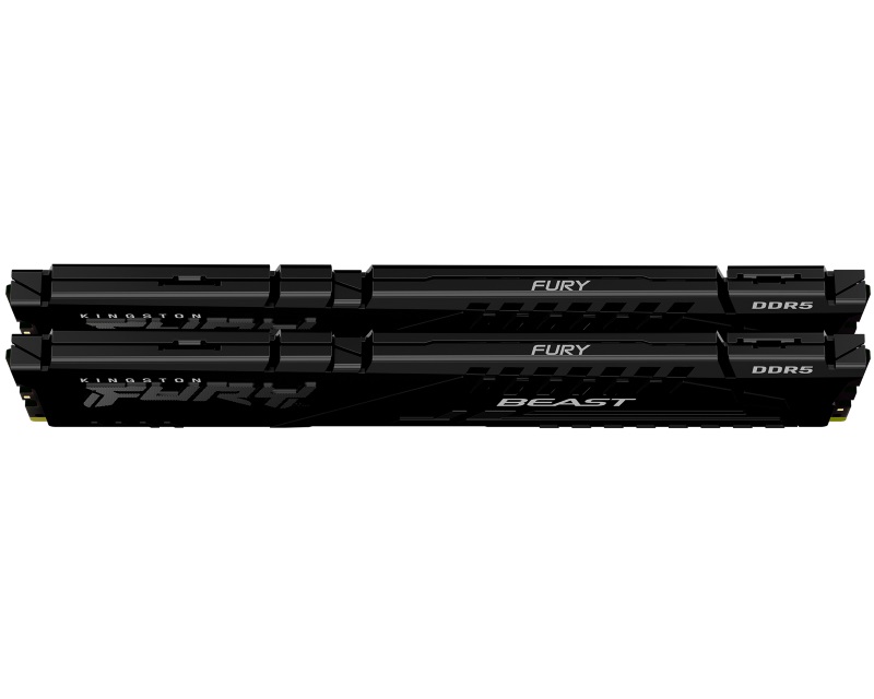 KINGSTON DIMM DDR5 32GB (2x16GB kit) 6400MTs KF564C32BBEK2-32 FURY Beast Black EXPO