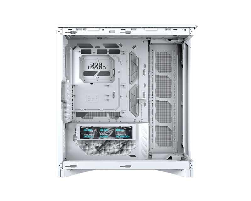 ASUS ROG CRONOX GR801 CURVE TG ARGB WHITE Gaming kućište belo