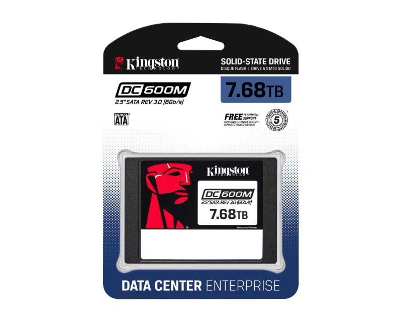 KINGSTON 7.68TB 2.5 inča SATA III SEDC600M7680G SSDNow Enterprise DC600M series