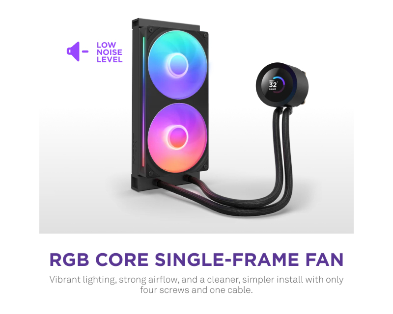 NZXT Kraken Plus 240 RGB V2 vodeno hlađenje crno (RL-KR240-B2)