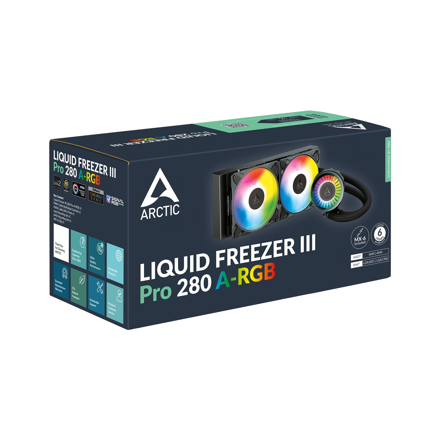 COL CPU AiO LCS Arctic Liquid Freezer III Pro 280 A-RGB (B)