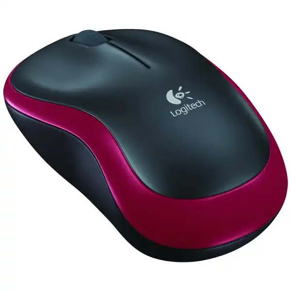 LOGITECH Wireless Mouse M185 - EWR2 - RED ( 910-002237 ) 