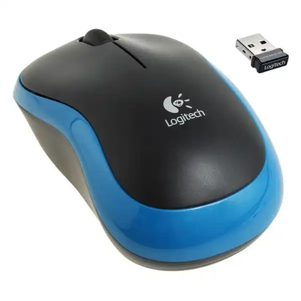 LOGITECH Wireless Mouse M185 - EWR2 - BLUE ( 910-002236 ) 