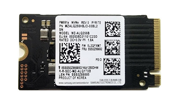 SSD M.2 NVMe Samsung 256GB MZ-ALQ256B, Bulk - STD Comp