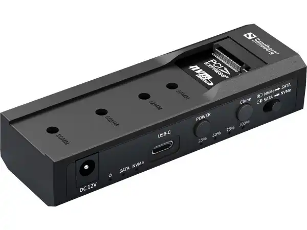 USB Docking Sandberg M2 + NVMe + SATA 136-49