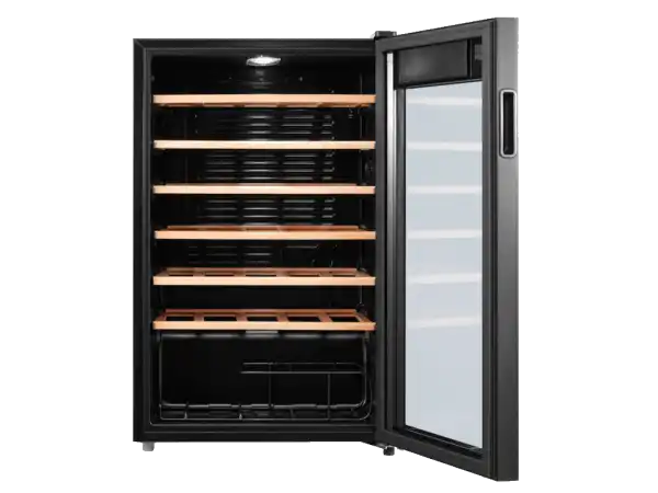 Vinska vitrina TESLA RW092M G93L47x47x84,5cmcrna' ( 'RW092M' ) 