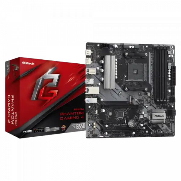 MB AM4 ASRock B550M Phantom Gaming 4